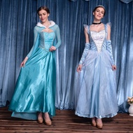 costume movie costume Cosplay Christmas Costume - Adult Frozen Elsa & Cinderella Dresses