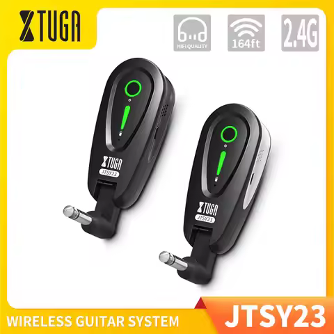 XTUGA JTSY-23 2.4G Guitar Wireless System Transceiver Audio Amplifier Wireless Guitar Transmitter Re