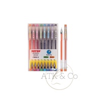 Joyko 8 Colors iTech Color Gel Pen Set GPC-325 0.28mm - 0.28 mm Color Gel Pen