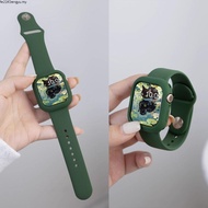 Suitable for Apple iwatch11 Watch s11 Silicone Applewatc h10 Strap s10 Wristband se Female s9 Sports
