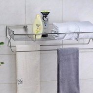 不鏽鋼　浴室架　瓶罐架　浴巾架　置物架　304不鏽鋼製成