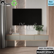 Yuri Wall-mounted TV cabinet Up to 55/65/75inch Tv with Door storage 140/160/180cm kabinet TV Hotel 