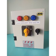 SWISSMEC ｜32Amps 3phase Isolator switch On/Off in metal enclosure (32Amps  3poles  415V)