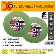 14" XO (THAILAND) Metal Cutting Disc Cutting Wheel GREEN A011-THA103