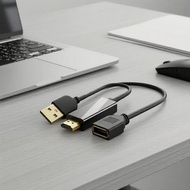 4K 60Hz HDMI to DP Cable with USB Power, HDMI to DisplayPort Adapter for Monitor