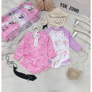 (Swimwear) Purple pink jellyfish BIKINI FOR GIRLS FROM 10-30KG ANNAKIDS swimsuit for kid girl swimsu
