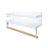 ชั้นวางของแม่เหล็กติดตู้เย็น KECH 31X11.3X16.7 ซม. ไซซ์ S สีขาว (1212500)