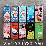 Case gambar Vivo Y30 Y30i Y50 motif cewek glossy 3D soft softcase