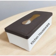 Plastic Rattan Tissue Box Tissue Paper Box