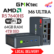 GMKtec M6 ULTRA AMD Ryzen 5 7640HS Windows Mini PC 64GB DDR5 RAM 4TB SSD Computer Gaming PC Gaming C