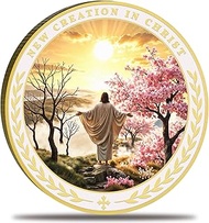 New Creation in Christ Challenge Coin β Christian Faith Pocket Token, Zinc Alloy Scripture Medallion