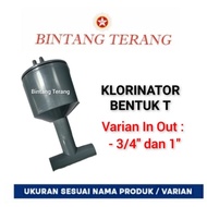 Short Chlorinator / T-Model Chlorinator / Chlorine Filter Tube / Chlorinator / Chlorine Filter / Tab