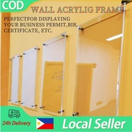 A4 A3 SIZE WALL ACRYLIC FRAME Acrylic Photo Frame Acrylic Display Stand Certificate Document Frame