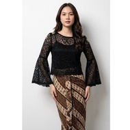 BROCADE LACE TOP FLARE BLOUSE/ GOTHIC BLOUSE/ TOP/ Wanita CLOTHING/ Wanita WEDDING TOP/
