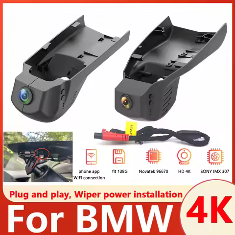 New 4K 2160P Car DVR Dash Cam Camera For BMW X3 F25 X5 F15 X1 F48 X4 X6 X7 M 1 3 5 7 Series F20 F30 