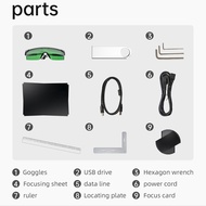 [Promo] Marking Machine Engraver Module and 5W Blue Light Laser with RT5 Roller RF2 Ring Fixture Wir