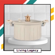 LIVING LAGECY 10L Roma Cooking Pot Multifunctional Non stick Micro Pressure Cooking Pot Household So