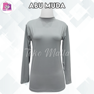 Manset Dalaman Kebaya Lengan Panjang Wanita Polos Bahan Spandek Balon Licin Daleman Perempuan Warna