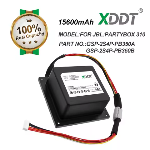 XDDT Speaker Battery 15600mAh GSP-2S4P-PB350A GSP-2S4P-PB350B for JBL PartyBox 310