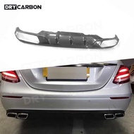 On sale Carbon Fiber Car Rear Diffuser Bumper Spoiler for Mercedes Benz E Class W213 E250 350 E400 E
