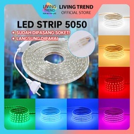 5050 SMD LED Strip Light Package 1-10 Meters Complete/ Waterproof LED Strip Light Just Plug in