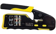 Klein Tools VDV226-110E Ratcheting Modular Data Cable Crimper / Wire Stripper / Wire Cutter for RJ11