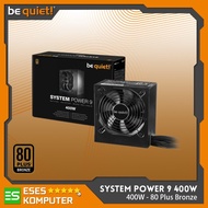 PSU be quiet SYSTEM POWER 9 400W - 80 Plus Bronze Certified - Black