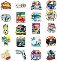 Sitsink Florida Fridge Magnet Stickers - 12 Pcs Florida Refrigerator Magnet USA State Coconut Tree T