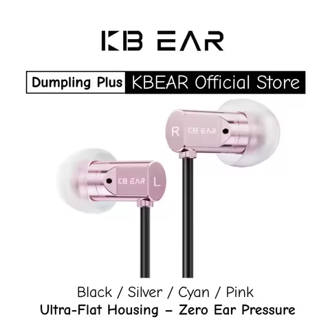 KBEAR Dumpling Plus IEM In-Ear Monitor Dynamic Driver Sleep Earbuds, Zero-Pressure Ultra Comfort Fit