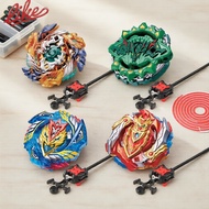 Beyblade Burst Set: Metal Spinning Tops Geist Fafnir, Hazard Kerbeus & Cho-Z Achilles with Launcher 