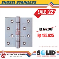 Solid Door Hinges EK 07 BALL BEARD 4x3x3 4BB US32D SUS 304 Stainless steel Hinges