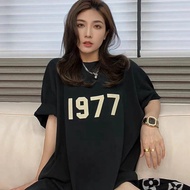 [250 GSM FABRIC] Essential 1977 T-shirt with rubber print Unisex Short Sleeve Local Brand Unim Store
