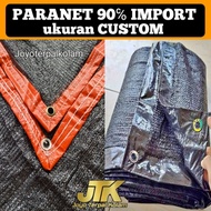 PARANET 90 PARANET LIST TARPAULIN SIZE CAN BE CUSTOMIZED WITHbebas/. AVAILABLE IN JUMBO SIZE 4x4 4x5