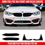 BMW F82 M3 M4 PSM M front canard foglight canard rear canard F82 m4 accessories m4 bumper lip