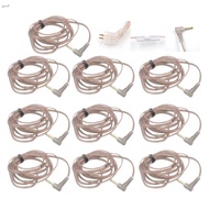 STATIONERYSTUDIO KZ Earphones Cord For KZ ZEX B/C Pin 2Pin Cable Twisted Cable Upgrade High-Purity I