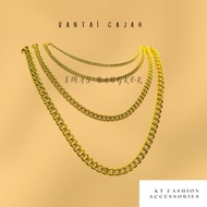KT Fashion Emas Bangkok | Rantai Gajah | 0.2cm  to 0.7cm