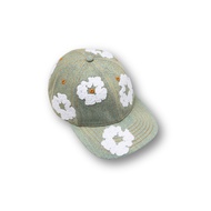 Denim Tears Cotton Wreath Raw Denim Cap Dirty Wash