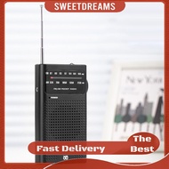 Full Band AM FM Radio Battery Powered Analog Radio Portable Pointer Radio