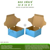 Snack Box 12x12 Premium Box Snack Box 12x12 (B43P3-12x12x7 Cm)