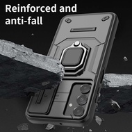 Armor Casing For Samsung Galaxy M55 M34 A15 C55 M15 M35 F15 F55 A35 Casing Car Magnetic Holder Ring 