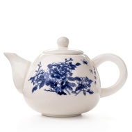 手繪茶壺白瓷青花瓷單壺陶瓷泡茶壺過濾茶具泡茶器功夫茶具茶道