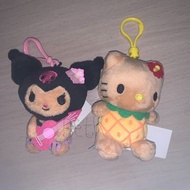夏威夷曬黑菠蘿hello kitty 結他kuromi 掛件