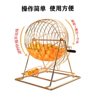 Extra Large Capacity Hand-Cranked Metal Lottery Machine Lottery Machine Two-Color Ball Lottery Bead 