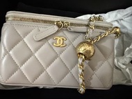 Chanel Vanity Case 金球長盒子