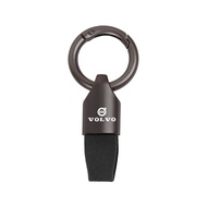 Car Keycase Zinc Alloy Keyring Suede Keychain Accessories For Volvo V90 V60 V40 XC90 S60 C30 XC60 V5