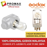 GODOX FT‐AD200J Flash Tube 200W for AD200 Pocket Flash GODOX Malaysia FTAD200 FTAD200J