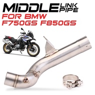 Slip-on Link Pipe For BMW F750GS F850GS F750 GS 2018-2021 Modified Exhaust Middle Link Pipe Catalyst