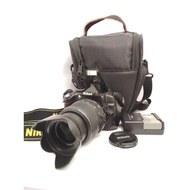 Used Nikon D5000 flip screen + lens (set)