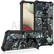 For Samsung Galaxy A02S A02 A12 A22 A32 A42 A52 A72 4G 5G Phone Case Army Camouflage Armor Anti-fall