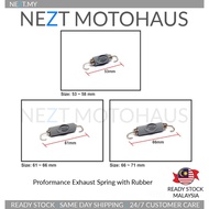 Spring Exhaust Proformance With Rubber 53mm / 61mm / 65mm / 80mm / 90mm